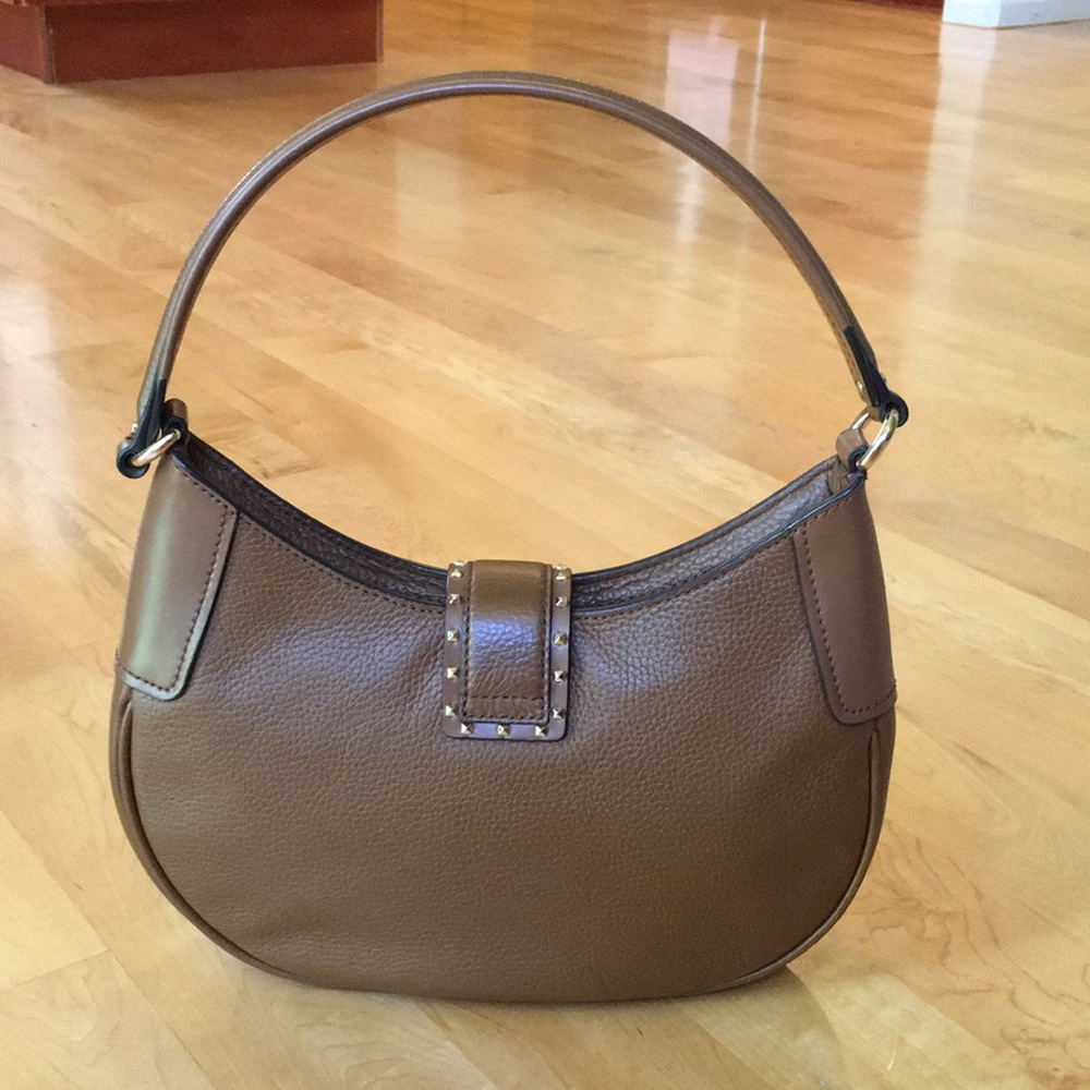 MICHAEL KORS | Pebbled Leather Lillian Shoulder Bag With Crossbody Strap - Picture 5 of 13